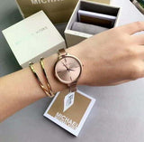 Michael Kors Jaryn Rose Gold Dial Rose Gold Steel Strap Watch For Women - MK3547 Buy Now By Michael Kors