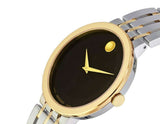 Movado Museum Esperanza Black Dial Two Tone Steel Strap Watch For Men - 0607058 Buy Now By Movado