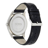 Hugo Boss Jackson Black Dial Black Leather Strap Watch for Men - 1513369 Buy Now By Hugo Boss