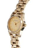 Marc Jacobs Henry Dinky Gold Dial Gold Steel Strap Watch for Women - MBM3199 Buy Now By Marc Jacobs