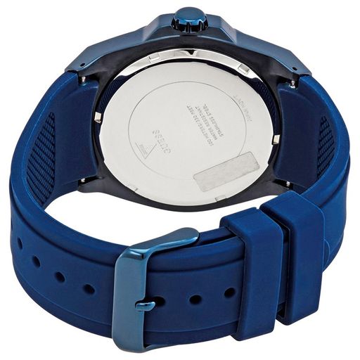 Guess Legacy Blue Dial Blue Rubber Strap Watch for Men - W1049G7 Buy Now By Guess