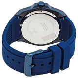 Guess Legacy Blue Dial Blue Rubber Strap Watch for Men - W1049G7 Buy Now By Guess