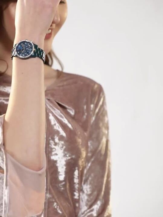 Michael Kors Bradshaw Chronograph Blue Dial Blue Steel Strap Watch For Men - MK6722 Buy Now By Michael Kors