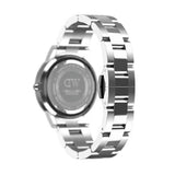 Daniel Wellington Iconic Link Black Dial Silver Steel Strap Watch For Women - DW00100208 Buy Now By Daniel Wellington