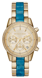 Michael Kors Ritz Gold Dial Two Tone Steel Strap Watch for Women - MK6328 Buy Now By Michael Kors