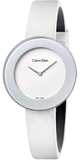 Calvin Klein Chic White Dial White Leather Strap Watch for Women - K7N23TK2 Buy Now By Calvin Klein