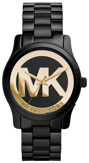 Michael Kors Runway Black Dial Black Steel Strap Watch for Women - MK6057 Buy Now By Michael Kors