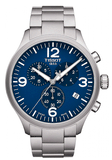 Tissot T Sport Chrono XL Chronograph Blue Dial Silver Steel Strap Watch For Men - T116.617.11.047.00 Buy Now By Tissot
