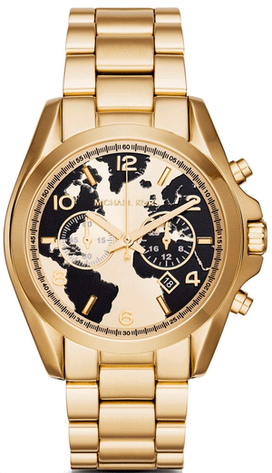 Michael Kors Bradshaw Stop Hunger Black Gold Dial Gold Steel Strap Watch for Women - MK6272 Buy Now By Michael Kors