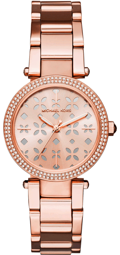 Michael Kors Parker Rose Gold Dial Steel Strap Watch for Women - MK6470 Buy Now By Michael Kors
