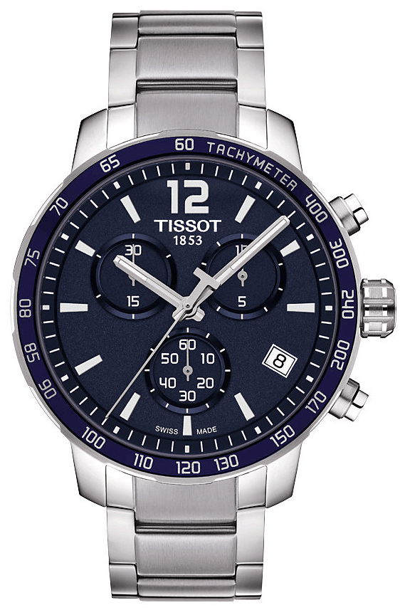 Tissot Quickster Chronograph Blue Dial Watch For Men - T095.417.11.047.00 Buy Now By Tissot