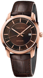 Calvin Klein Infinity Brown Dial Brown Leather Strap Watch for Men - K5S346GK Buy Now By Calvin Klein