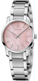 Calvin Klein City Pink Mother of Pearl Dial Stainless Steel Strap Watch For Women - K2G2314E Buy Now By Calvin Klein