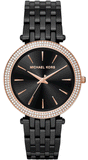 Michael Kors Darci Black Dial Black Steel Strap Watch for Women - MK3407