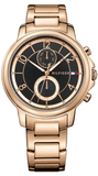 Tommy Hilfiger Claudia Black Dial Rose Gold Steel Strap Watch for Women - 1781820 Buy Now By Tommy Hilfiger