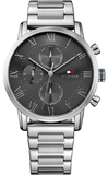 Tommy Hilfiger Kane Chronograph Grey Dial Silver Steel Strap Watch for Men - 1791397 Buy Now By Tommy Hilfiger