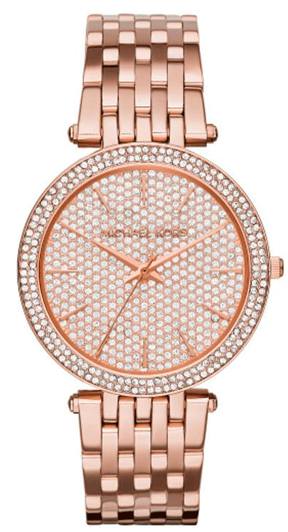Michael Kors Darci Rose Gold Dial Rose Gold Steel Strap Watch for Women - MK3439 Buy Now By Michael Kors