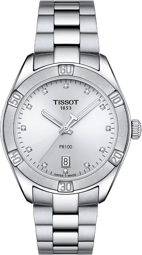 Tissot T Classic PR 100 Sport Chic Lady Watch For Women - T101.910.11.036.00 Buy Now By Tissot