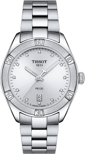 Tissot T Classic PR 100 Sport Chic Lady Watch For Women - T101.910.11.036.00 Buy Now By Tissot
