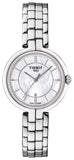 Tissot T Lady Flamingo Mother of Pearl White Dial Silver Steel Strap Watch For Women - T094.210.11.111.00 Buy Now By Tissot