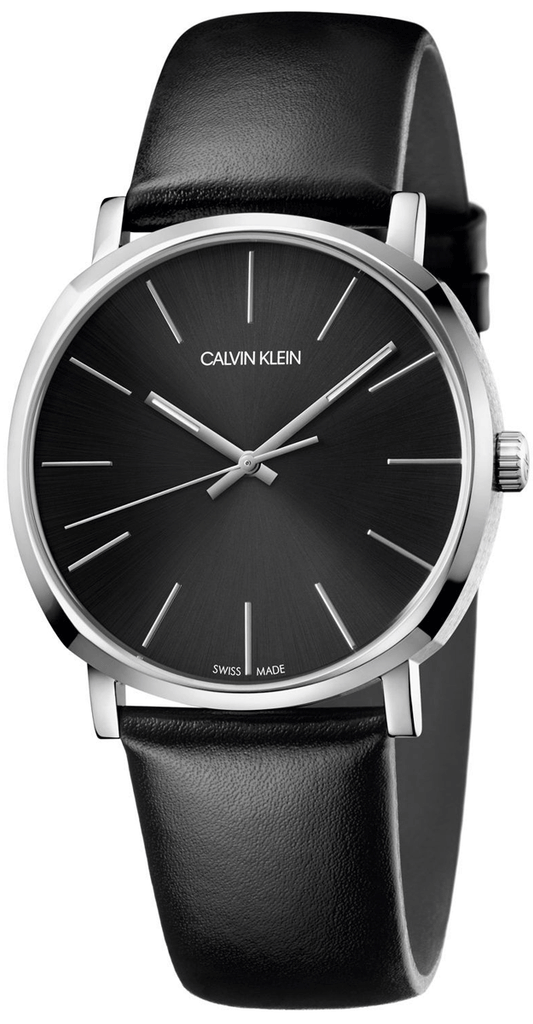 Calvin Klein Posh Black Dial Black Leather Strap Watch for Men - K8Q311C1 Buy Now By Calvin Klein
