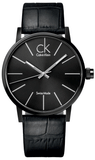 Calvin Klein Post Minimal Black Dial Black Leather Strap Watch for Men - K7621401 Buy Now By Calvin Klein