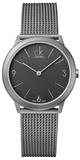 Calvin Klein Minimal Grey Dial Silver Mesh Bracelet Watch for Men - K3M52154 Buy Now By Calvin Klein