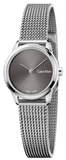 Calvin Klein Minimal Grey Dial Silver Mesh Bracelet Watch for Women - K3M231Y3 Buy Now By Calvin Klein