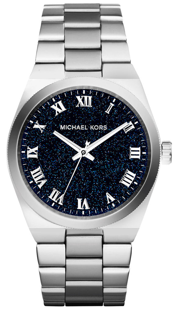 Michael Kors Channing Midnight Blue Dial Silver Steel Strap Watch for Women - MK6113 Buy Now By Michael Kors