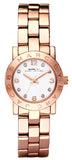 Marc Jacobs Mini Amy White Dial Rose Gold Steel Strap Watch for Women - MBM3078 Buy Now By Marc Jacobs