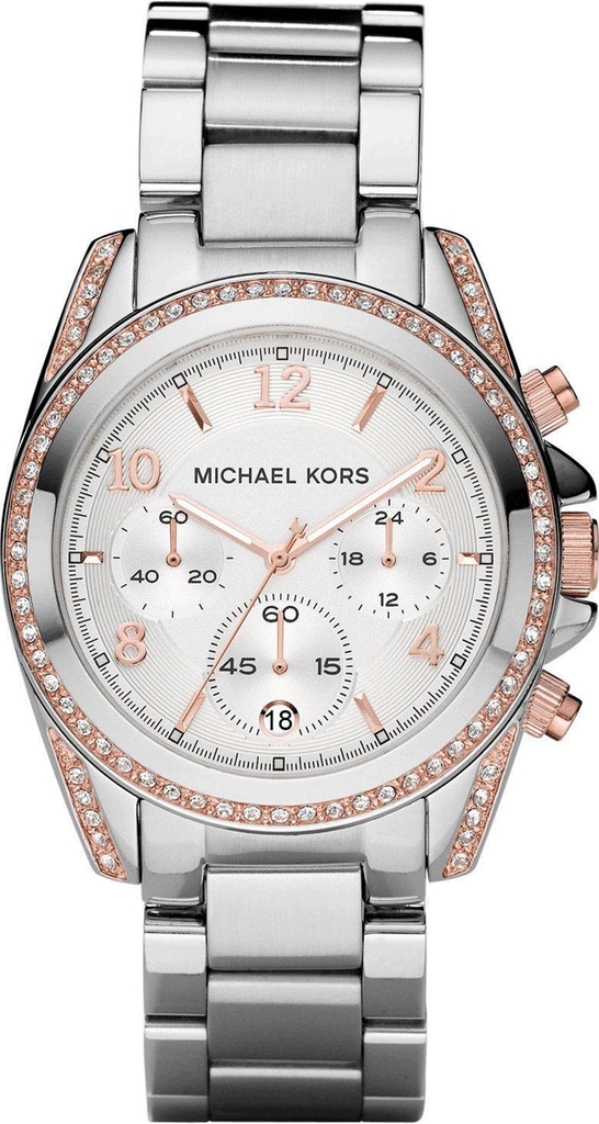 Michael Kors Blair Chronograph Silver Dial Silver Steel Strap Watch for Women - MK5459 Buy Now By Michael Kors