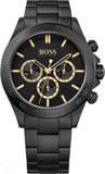 Hugo Boss Ikon Black Dial Black Steel Strap Watch for Men - 1513278 Buy Now By Hugo Boss