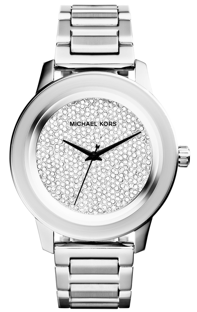 Michael Kors Kinley Diamond Pave Silver Dial Silver Steel Strap Watch for Women - MK5996 Buy Now By Michael Kors