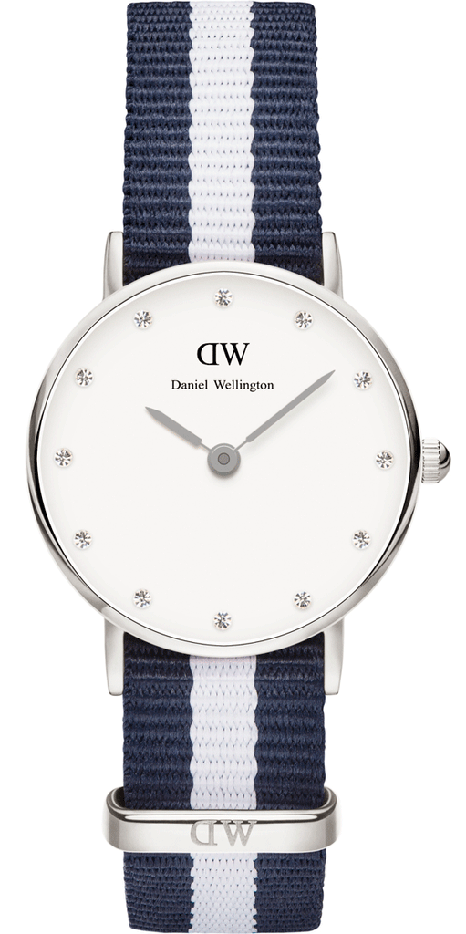 Daniel Wellington Classy Glasgow White Dial Two Tone NATO Strap Watch For Women - DW00100074 Buy Now By Daniel Wellington