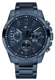 Tommy Hilfiger Decker Chronograph Blue Dial Blue Steel Strap Watch for Men - 1791560 Buy Now By Tommy Hilfiger