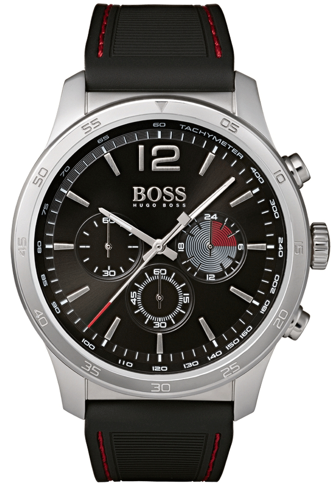 Hugo Boss Professional Black Dial Black Silicone Strap Watch for Men - 1513525 Buy Now By Hugo Boss