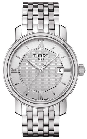 Tissot T Classic Bridgeport Silver Dial Silver Mesh Bracelet Watch For Men - T097.410.11.038.00 Buy Now By Tissot