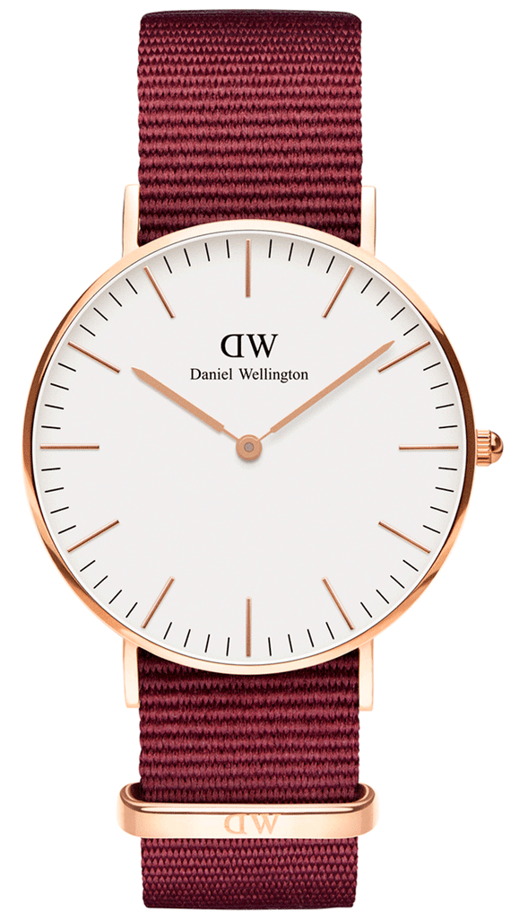 Daniel Wellington Classic Roselyn White Dial Red NATO Strap Watch For Women - DW00100271 Buy Now By Daniel Wellington
