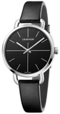 Calvin Klein Even Black Dial Black Leather Strap Watch for Women - K7B231CZ Buy Now By Calvin Klein