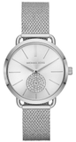 Michael Kors Portia Silver Dial Silver Mesh Bracelet Watch for Women - MK3843 Buy Now By Michael Kors