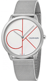 Calvin Klein Minimal White Dial Silver Mesh Bracelet Watch for Men - K3M51152 Buy Now By Calvin Klein