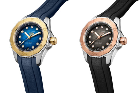 Tag Heuer Aquaracer Professional 200 Automatic Blue Dial Blue Rubber Strap Watch for Men - WBP2150.FT6210 Buy Now By Tag Heuer