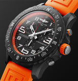 Breitling Endurance Pro Black Dial Orange Rubber Strap Watch for Men - X82310A51B1S1 Buy Now By Breitling