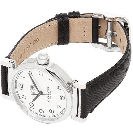 Coach Madison White Dial Black Leather Strap Watch for Women - 14502406 Buy Now By Coach