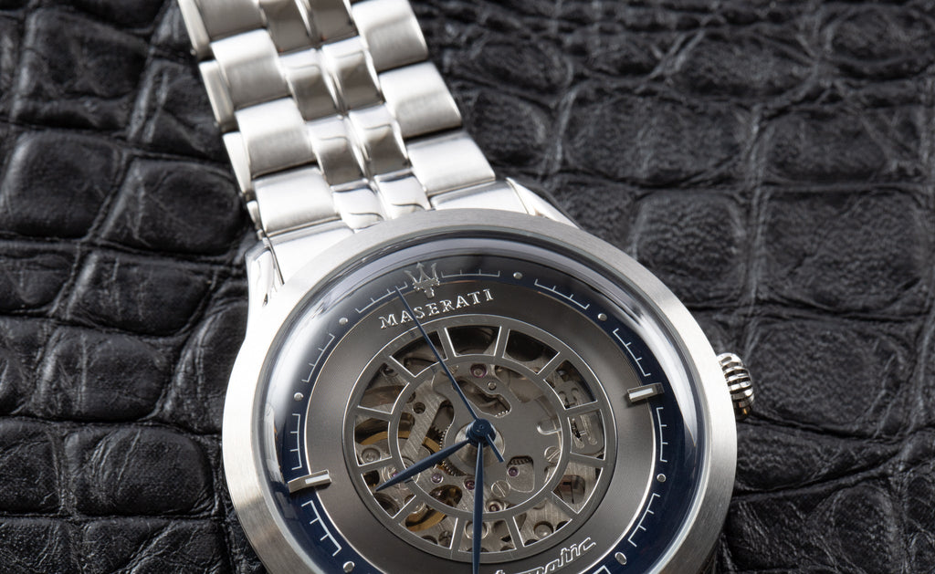 Maserati Ricordo Automatic Gray Dial Silver Steel Strap Watch For Men - R8823133003 Buy Now By Maserati