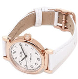 Coach Madison White Dial White Leather Strap Watch for Women - 14502408 Buy Now By Coach