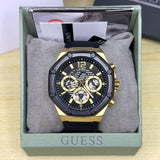 Guess Momentum Black Dial Black Rubber Strap Watch for Men - GW0263G1 Buy Now By Guess