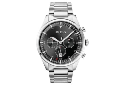 Hugo Boss Pioneer Black Dial Silver Steel Strap Watch for Men - 1513712 Buy Now By Hugo Boss