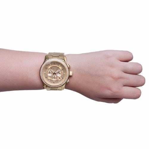 Michael Kors Runway Gold Dial Gold Steel Strap Watch for Women - MK5575 Buy Now By Michael Kors