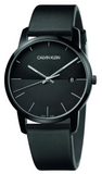 Calvin Klein City Quartz Black Dial Black Leather Strap Watch for Men - K2G2G4C1 Buy Now By Calvin Klein